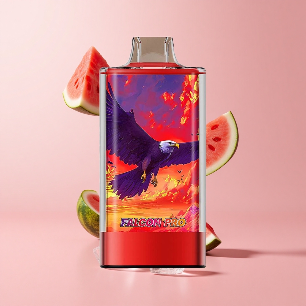 Watermelon Ice JNR Falcon Pro 28000 30ml 5% Nicotine Smart Display Disposable Vape