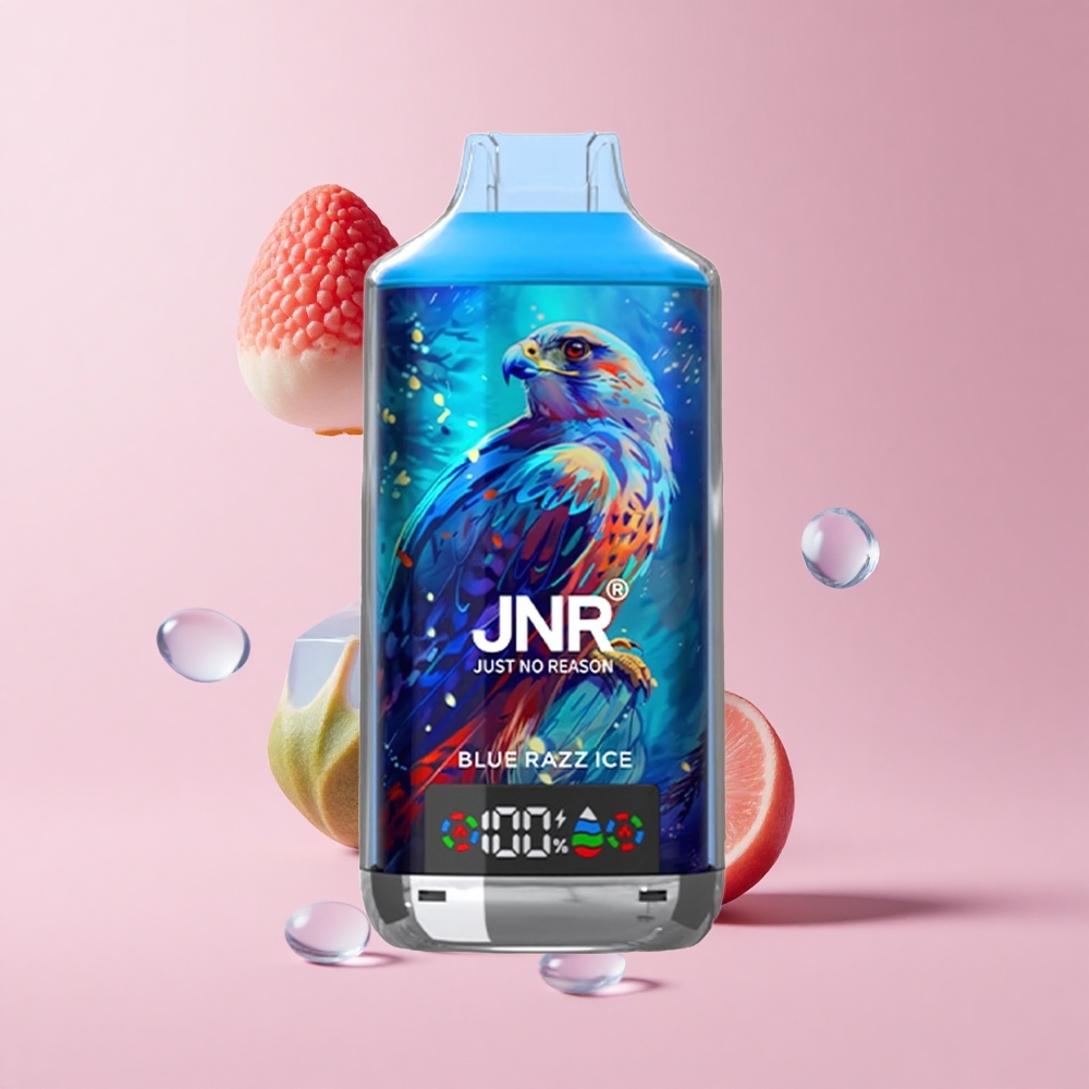 Blue Razz Ice JNR Falcon X 18000 Puffs Dual Mesh 24ml Type-C