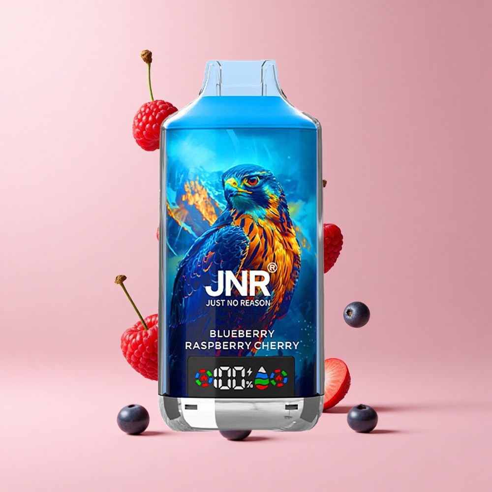 Blueberry Raspberry Cherry JNR Falcon X 18000 Puffs 24ml Dual Mesh