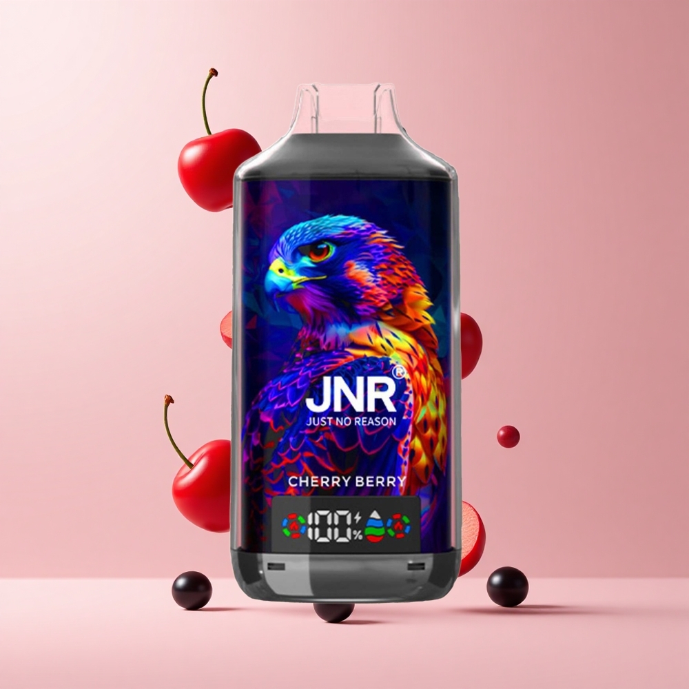 Cherry Berry JNR Falcon X 18000 Puffs 24ml Dual Mesh Digital Disposable Vape
