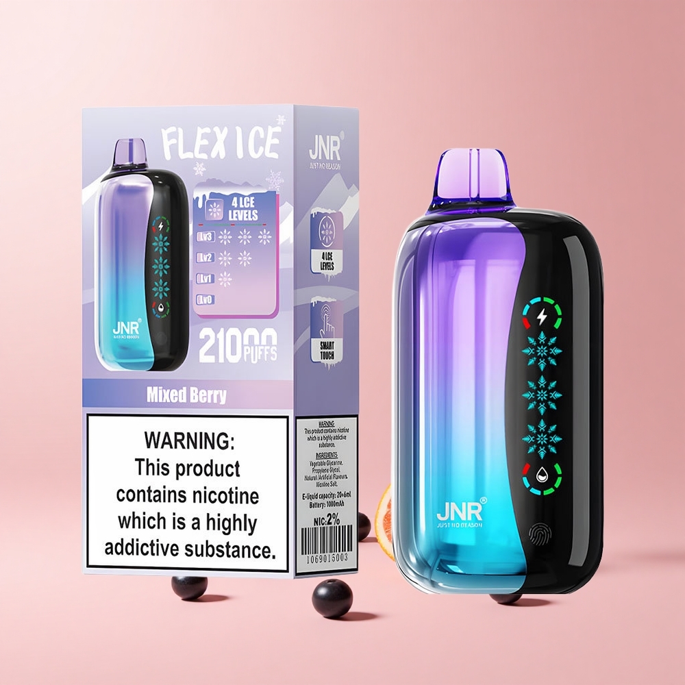 Mixed Berry JNR Flex Ice 21000 Puffs Dual Mesh Touch Screen