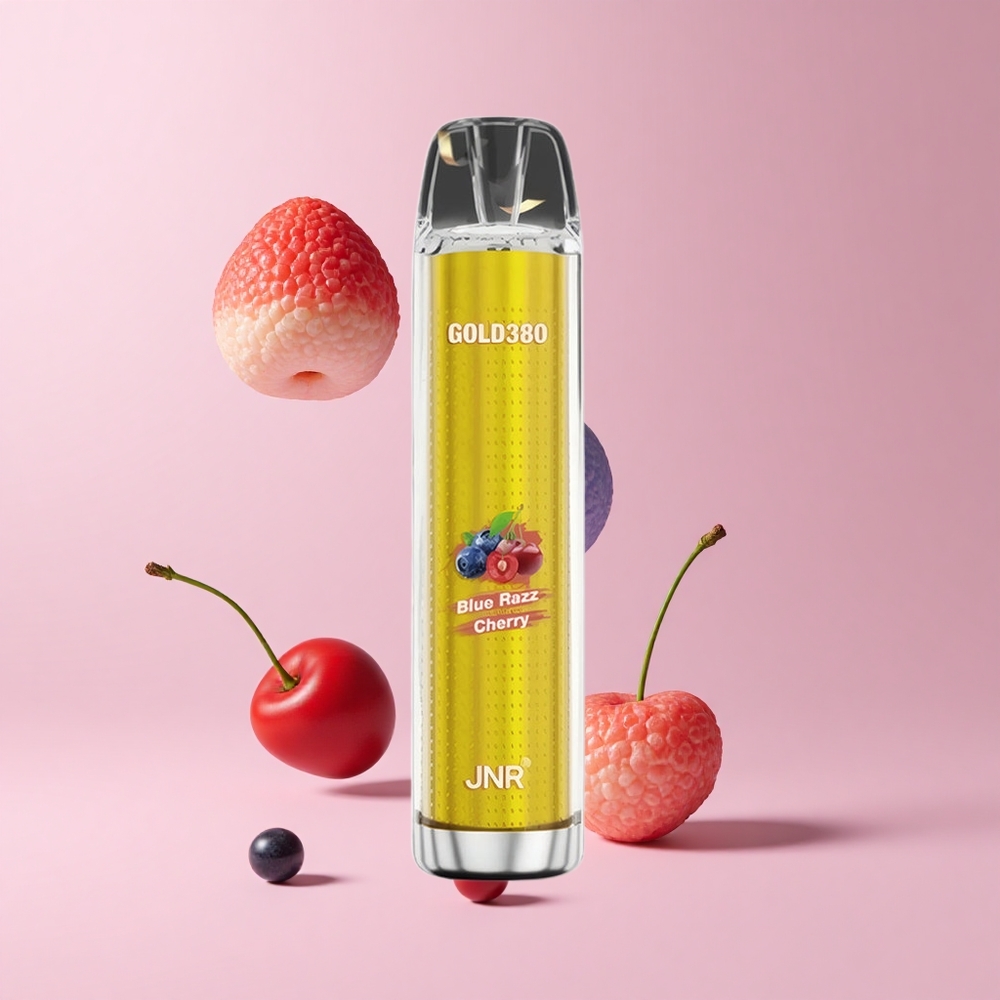 Blue Razz Cherry JNR Glod380 6000 Puffs 13ml 1500mAh Mesh Disposable Vape