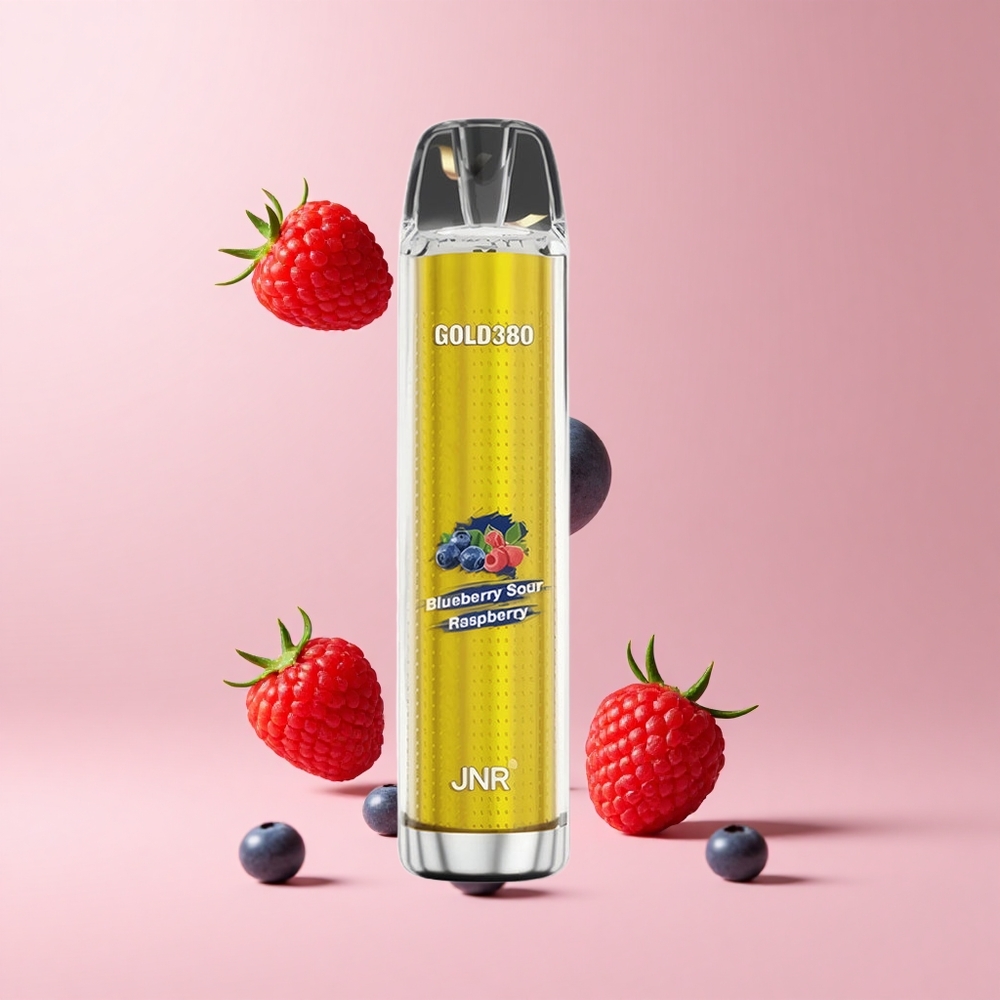 Blueberry Sour Raspberry JNR Glod380 6000 Puffs 1500mAh 1.0ohm Mesh