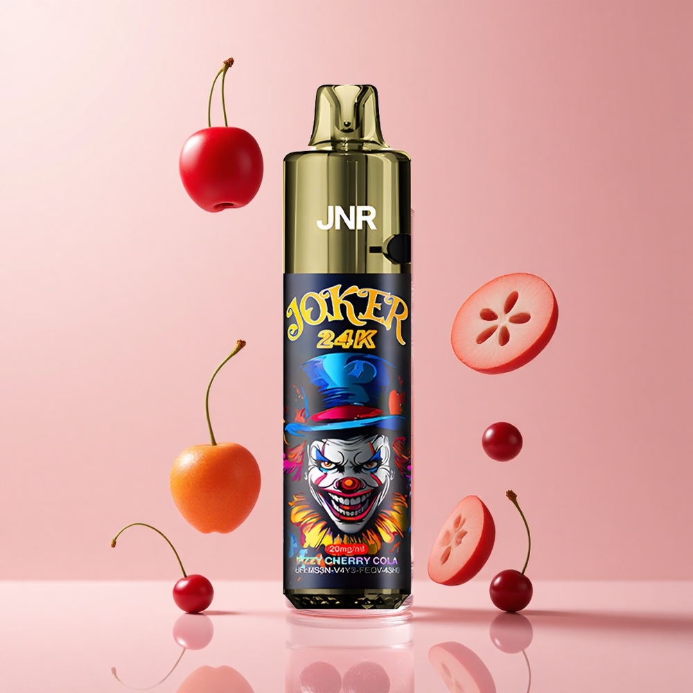 Fizzy Cherry Cola JNR Joker 24K Puffs Refillable 800mAh