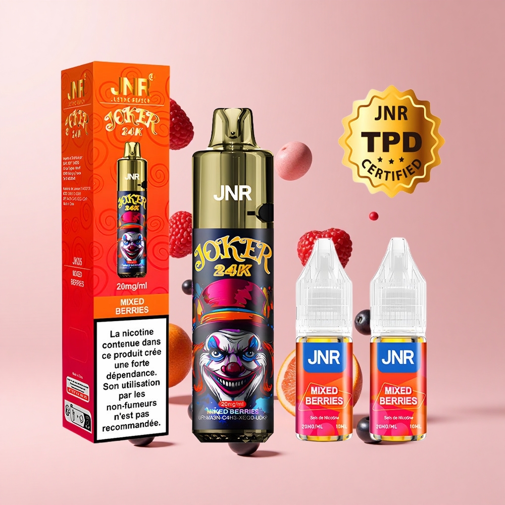 Mixed Berries JNR Joker 24K Puffs Refillable 800mAh TPD