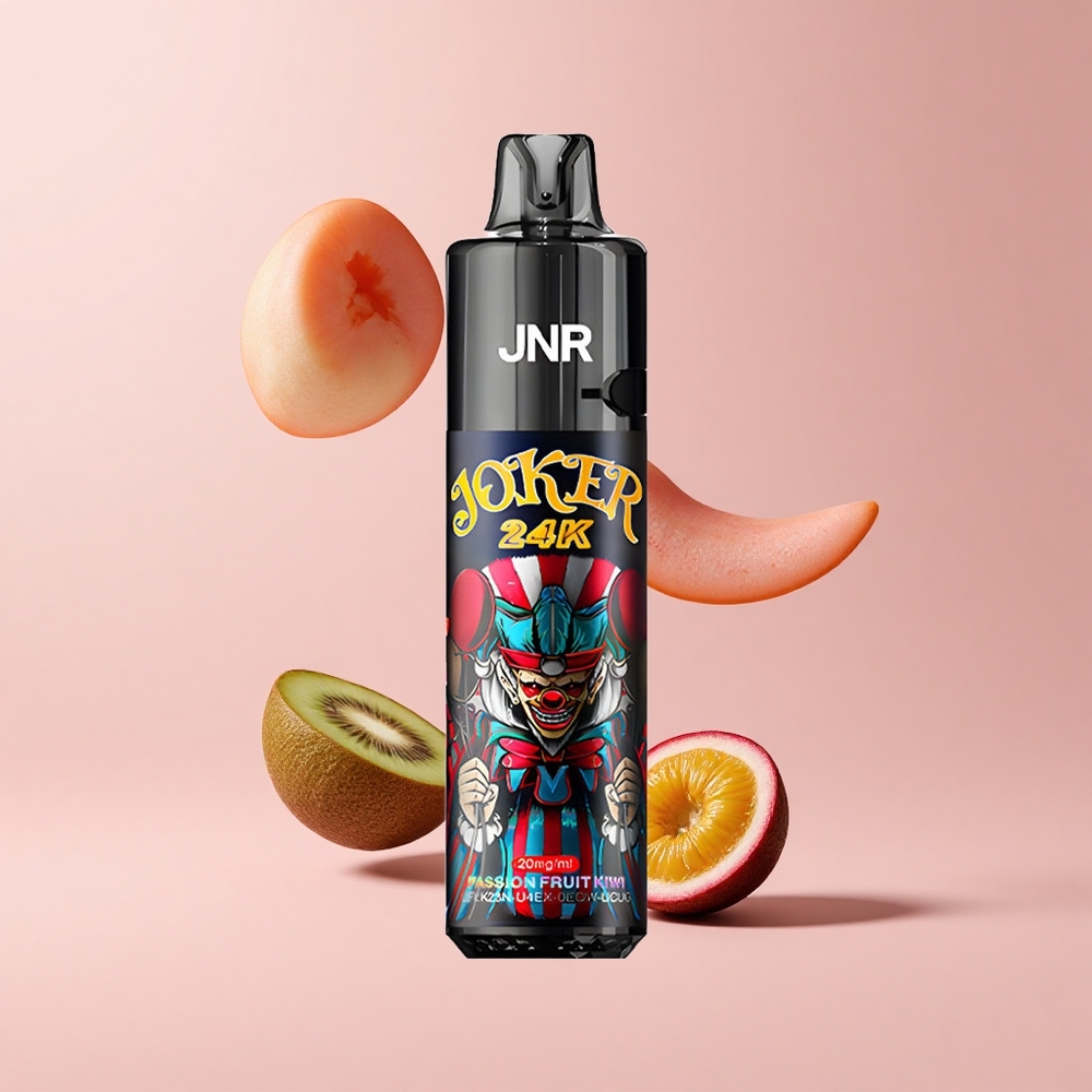 Passion Fruit Kiwi JNR Joker 24K 2% Nicotine TPD Refillable 24000 Puffs
