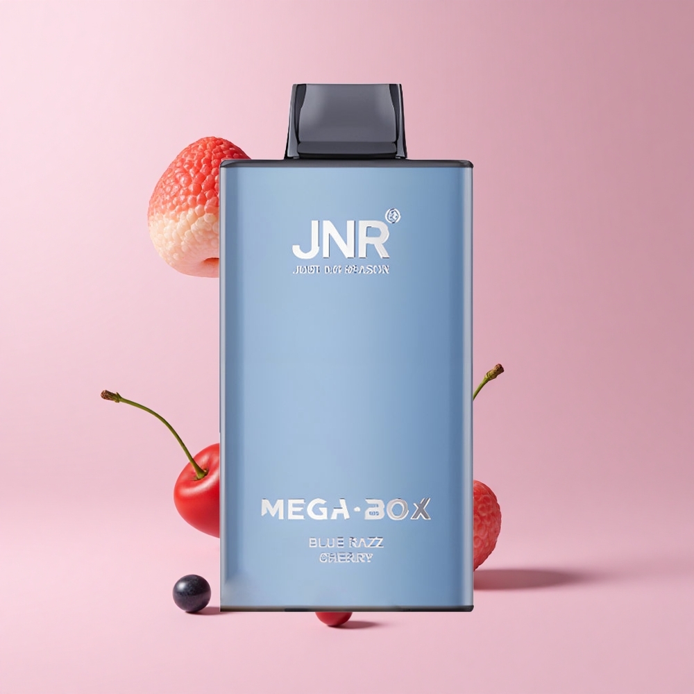 Blue Razz Cherry JNR Mega Box 25000 Puffs Dual Mesh Type-C Disposable Vape