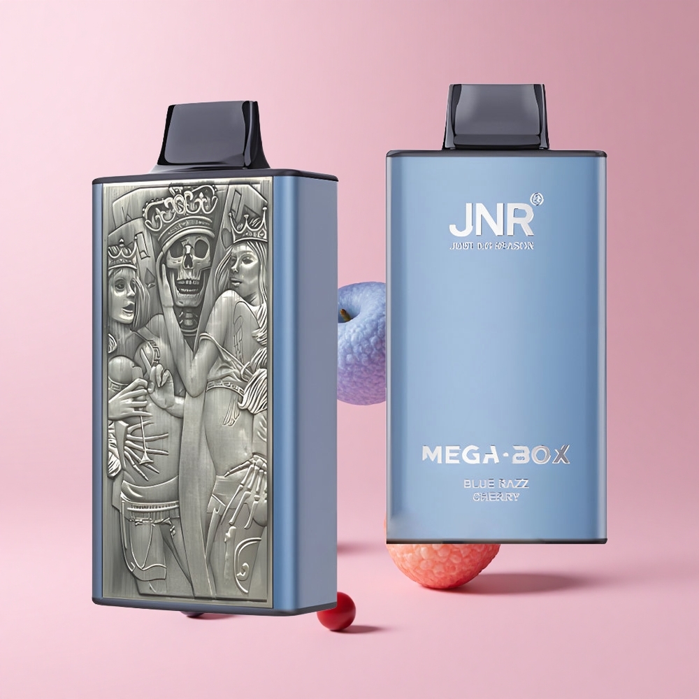 Blue Razz Cherry JNR Mega Box 25000 Puffs Dual Mesh Type-C Disposable Vape