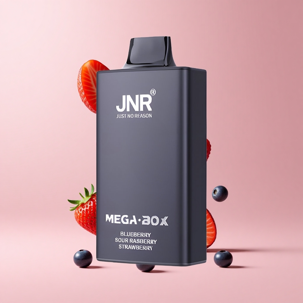 Blueberry Sour Raspberry Strawberry JNR Mega Box 25000 Puffs Dual Mesh Coil Disposable Vape