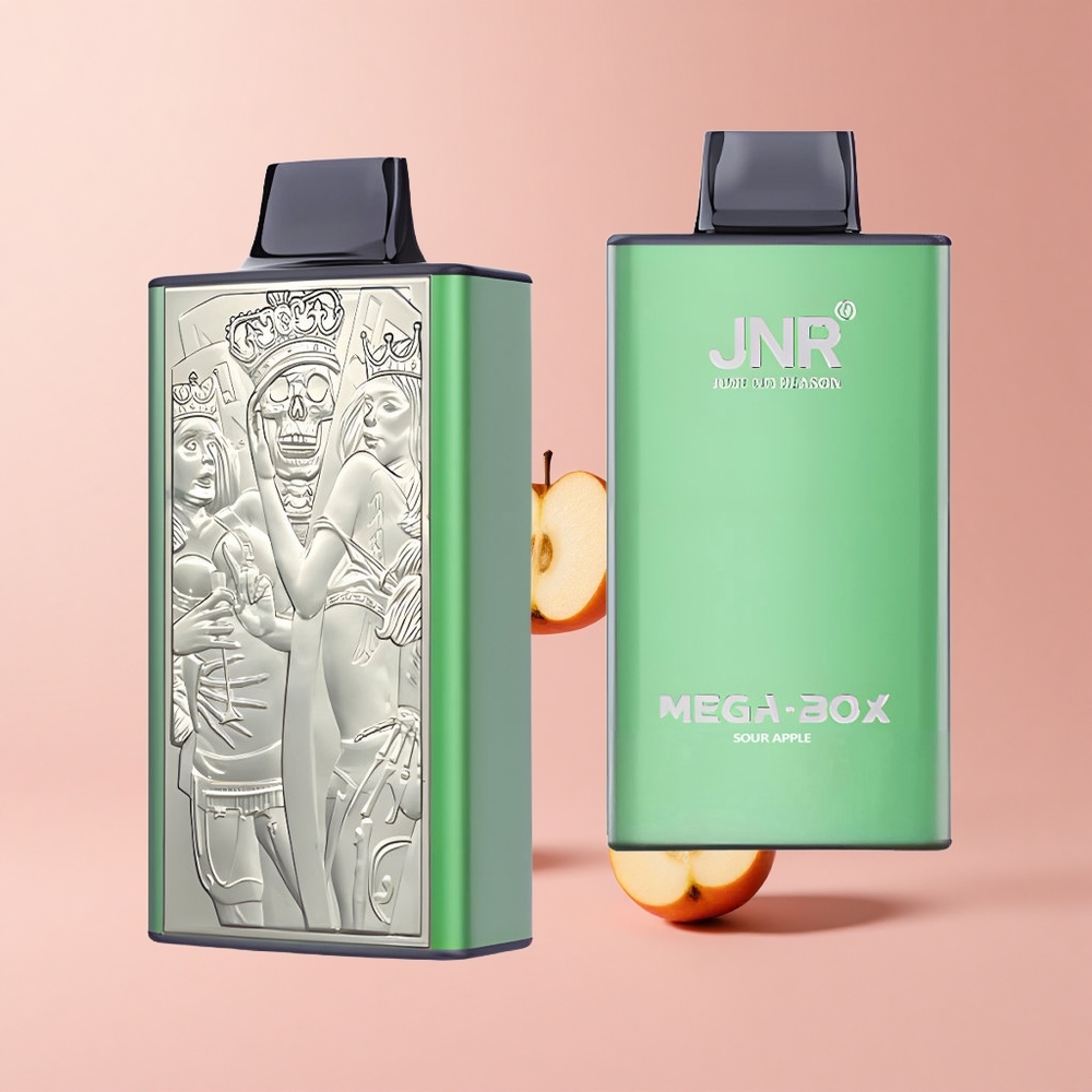 Sour Apple JNR Mega Box 25000 Puffs 30ml Dual Mesh Disposable Vape