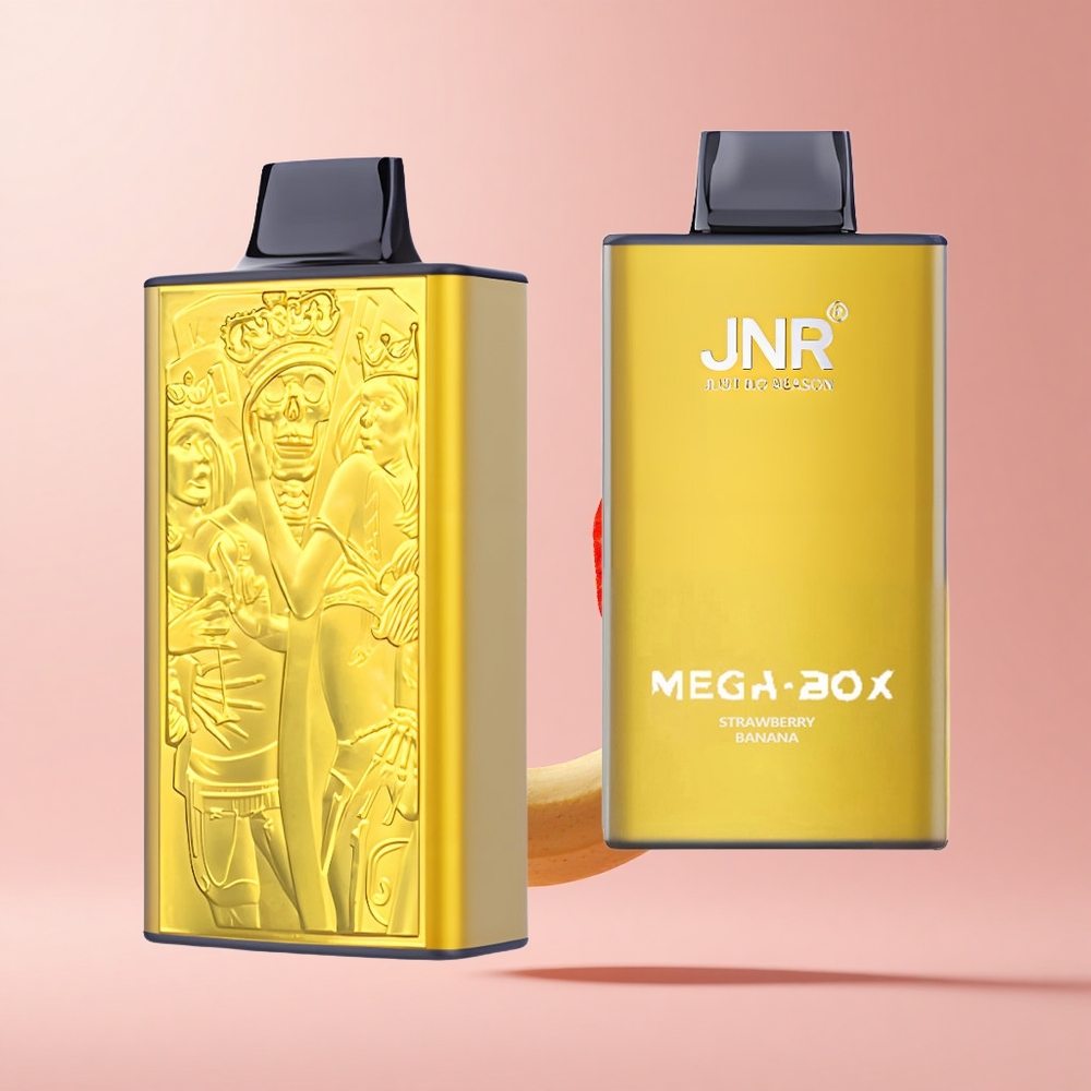 Strawberry Banana JNR Mega Box 25000 Puffs 30ml Dual Mesh Disposable Vape