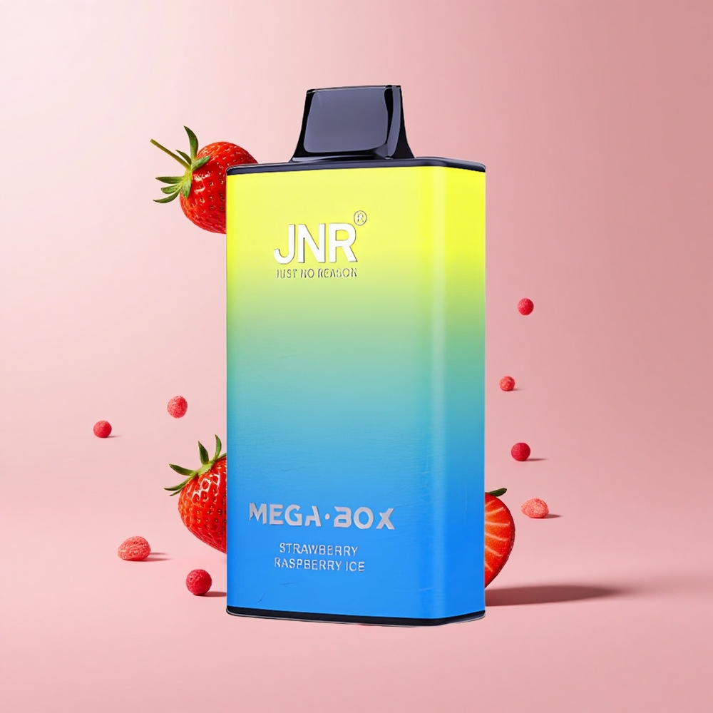 Strawberry Raspberry Ice JNR Mega Box 25000 Puffs Dual Mesh Disposable Vape