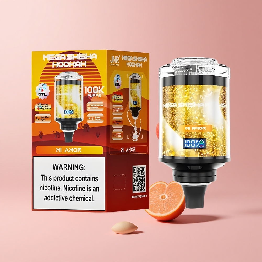 Mi Amor JNR Mega Shisha Hookah 100K 60mL 2200mAh Desktop