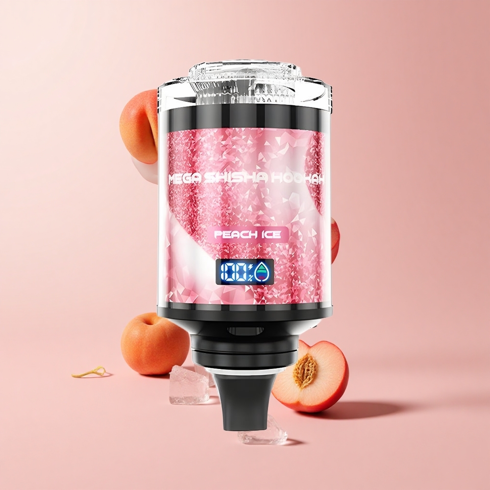 Peach Ice JNR Mega Shisha 100K 2200mAh Type-C Desktop