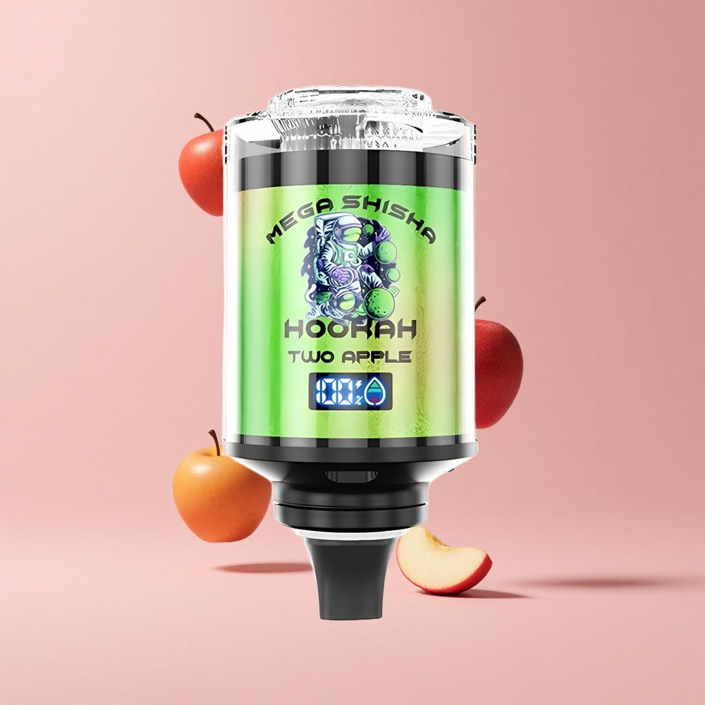 Two Apple JNR Mega Shisha 100K Desktop 2200mAh Airflow