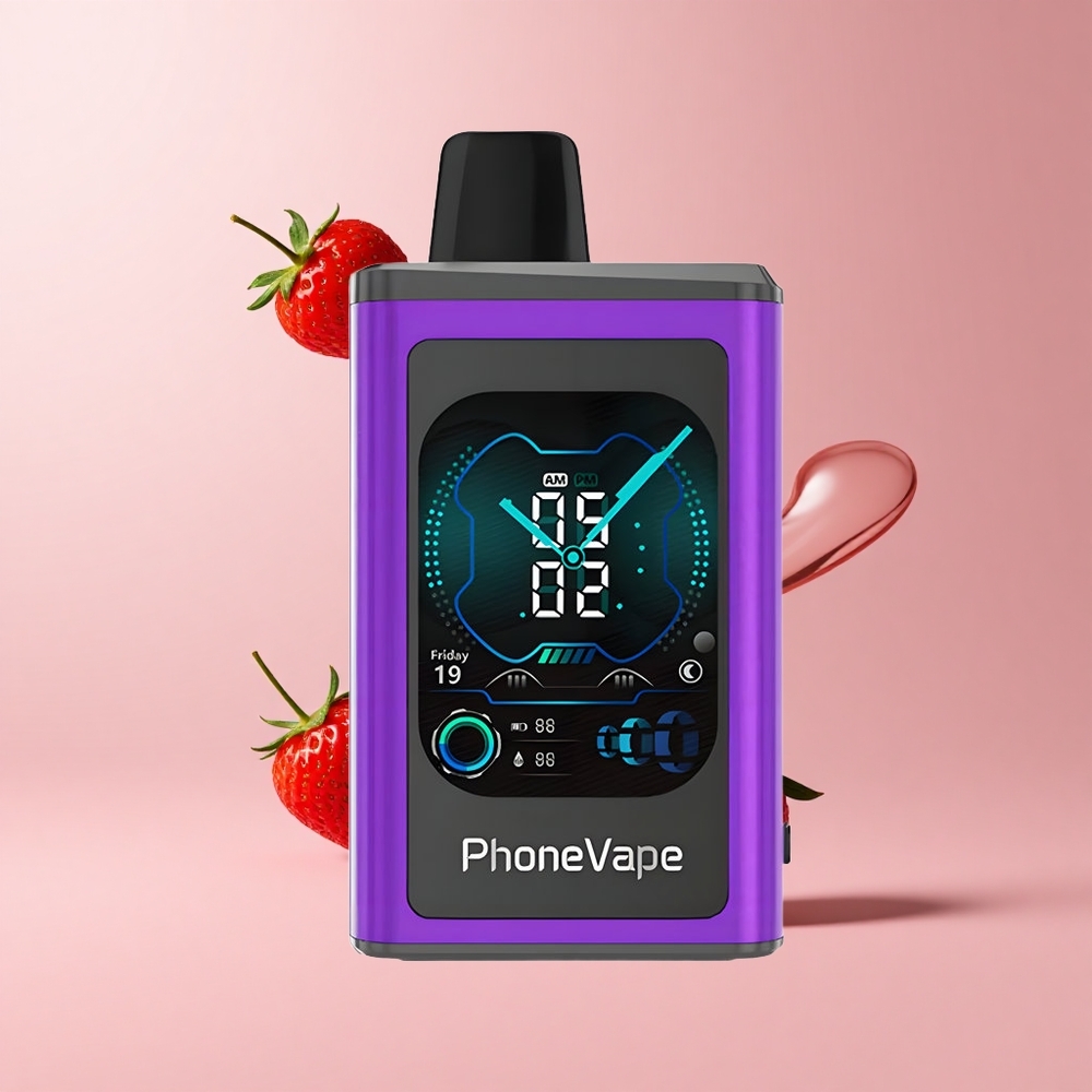 Cherry Strawberry Raspberry JNR PhoneVape 30000 Turbo App Disposable