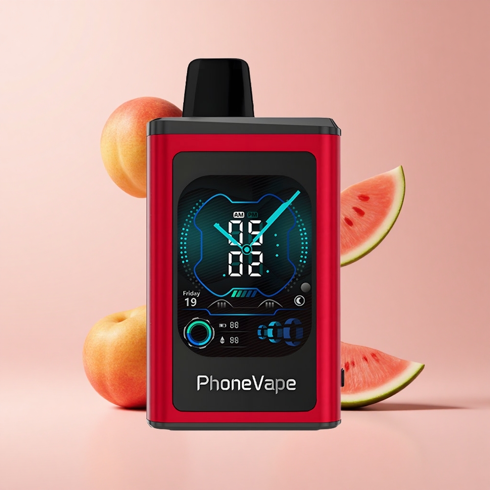 Peach Mango Watermelon JNR PhoneVape 30000 Turbo App Disposable Vape