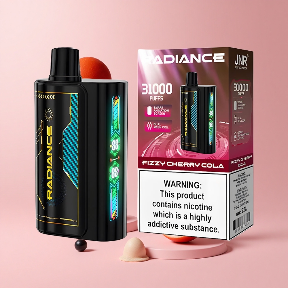 Fizzy Cherry Cola JNR Radiance 31000 Puffs Dual Mesh Rechargeable