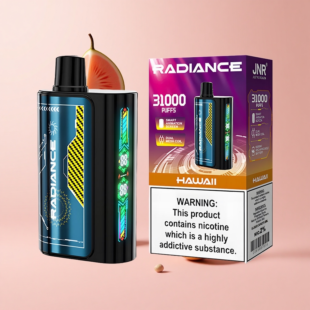 Hawaii JNR Radiance 31000 Puffs 28ml Dual Mesh Screen Disposable Vape