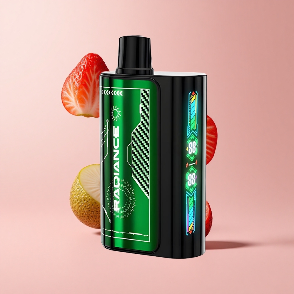 Strawberry Kiwi JNR Radiance 31000 Puffs Dual Mesh Rechargeable