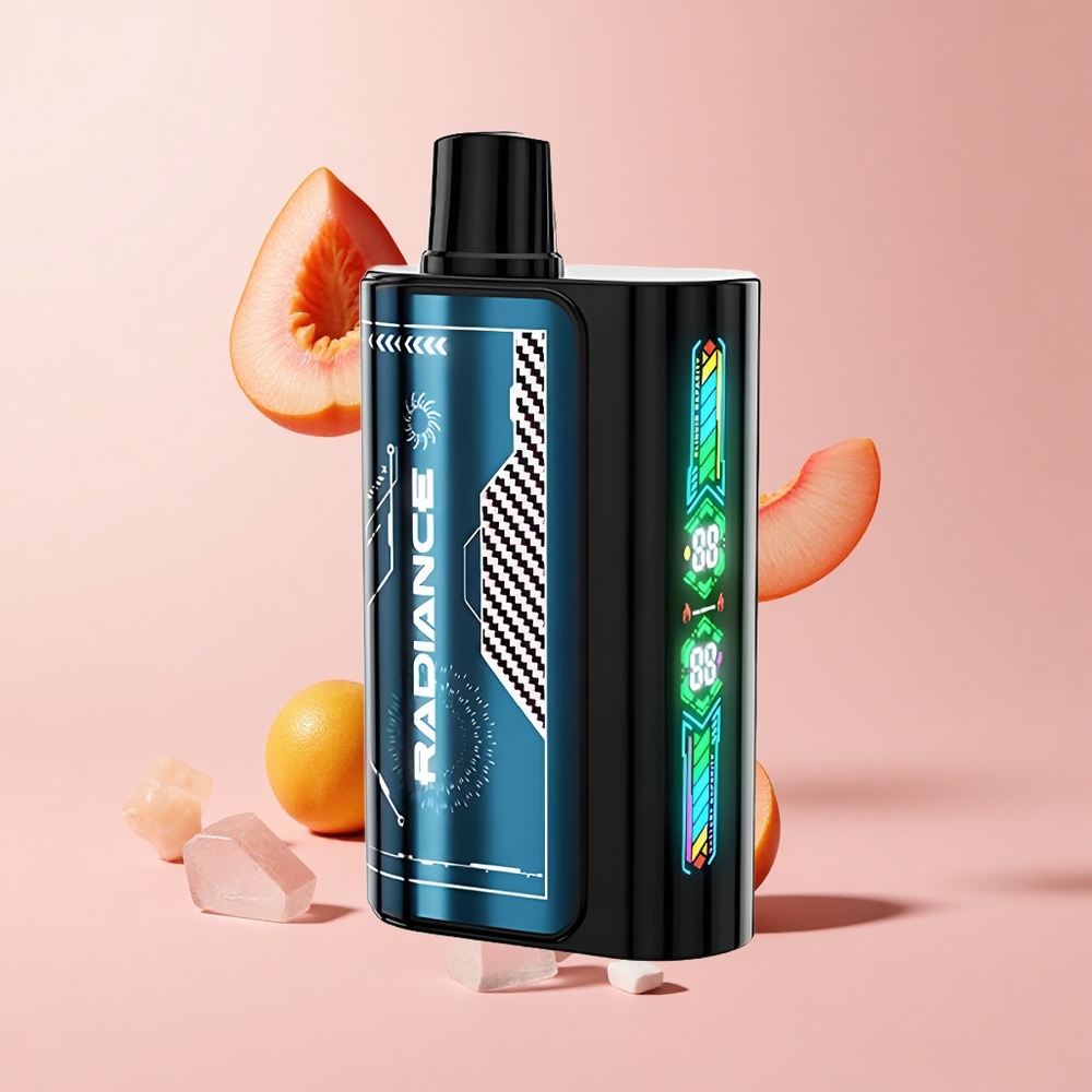 Summer Peach Ice JNR Radiance 31000 Puffs Dual Mesh Rechargeable