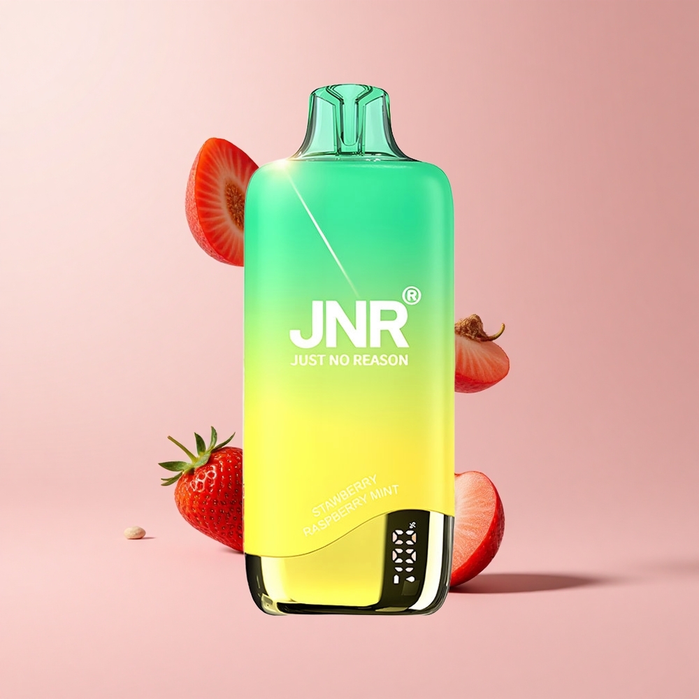 Strawberry Peachmint JNR Rainbow 10500 Puffs 18ml 0.8ohm Mesh