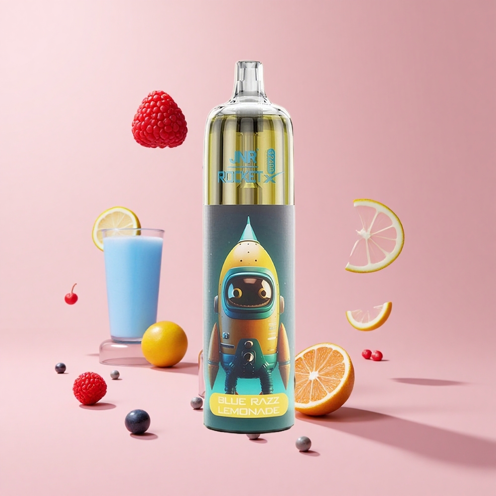 Blue Razz Lemonade JNR Rocket-X 12400 Puffs Adjustable Airflow RGB Disposable Vape