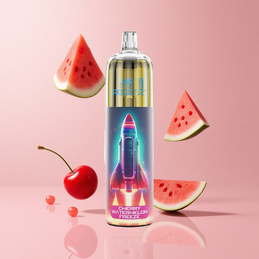 Cherry Watermelon JNR Rocket-X 12400 Puffs Mesh Adjustable Airflow
