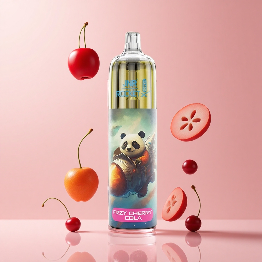 Fizzy Cherry Cola JNR Rocket-X 12400 Puffs RGB Adjustable Airflow