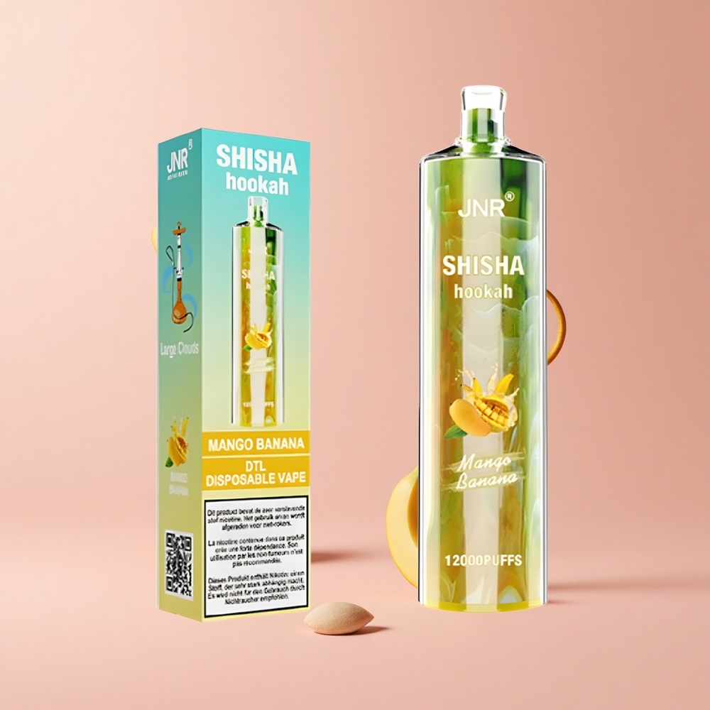 Mango Banana JNR Shisha Hookah 12000 Puffs 750mAh 24ml Type-C