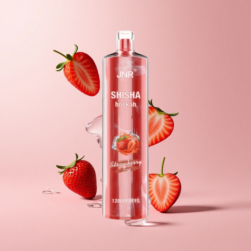 Strawberry Ice JNR Shisha Hookah 12000 Puffs 750mAh Type-C