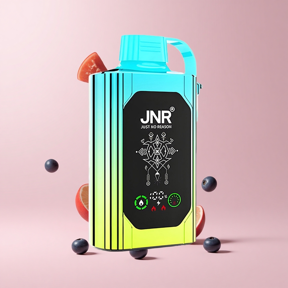Blueberry Mint JNR Shisha Hookah Box 20500 Puffs Dual Mesh Disposable Vape