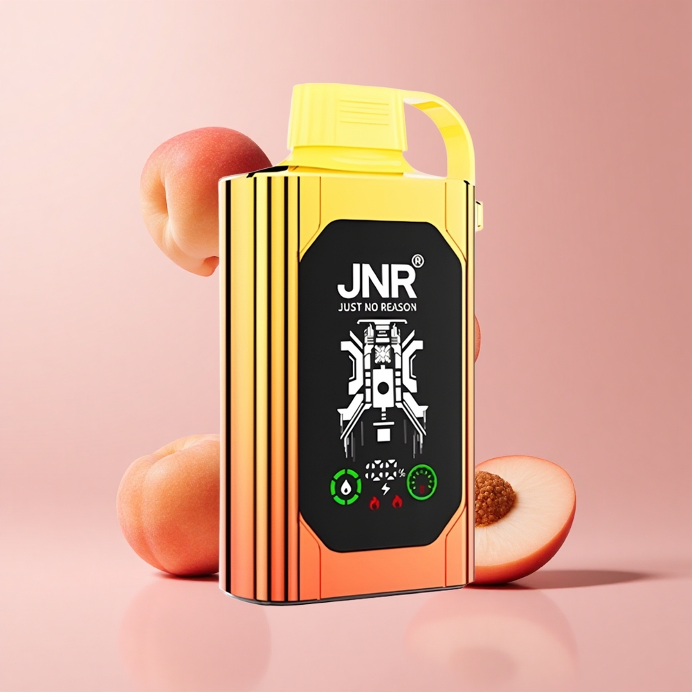 Juicy Peaches JNR Hookah Box 20500 Puffs 25ml Dual Mesh Disposable