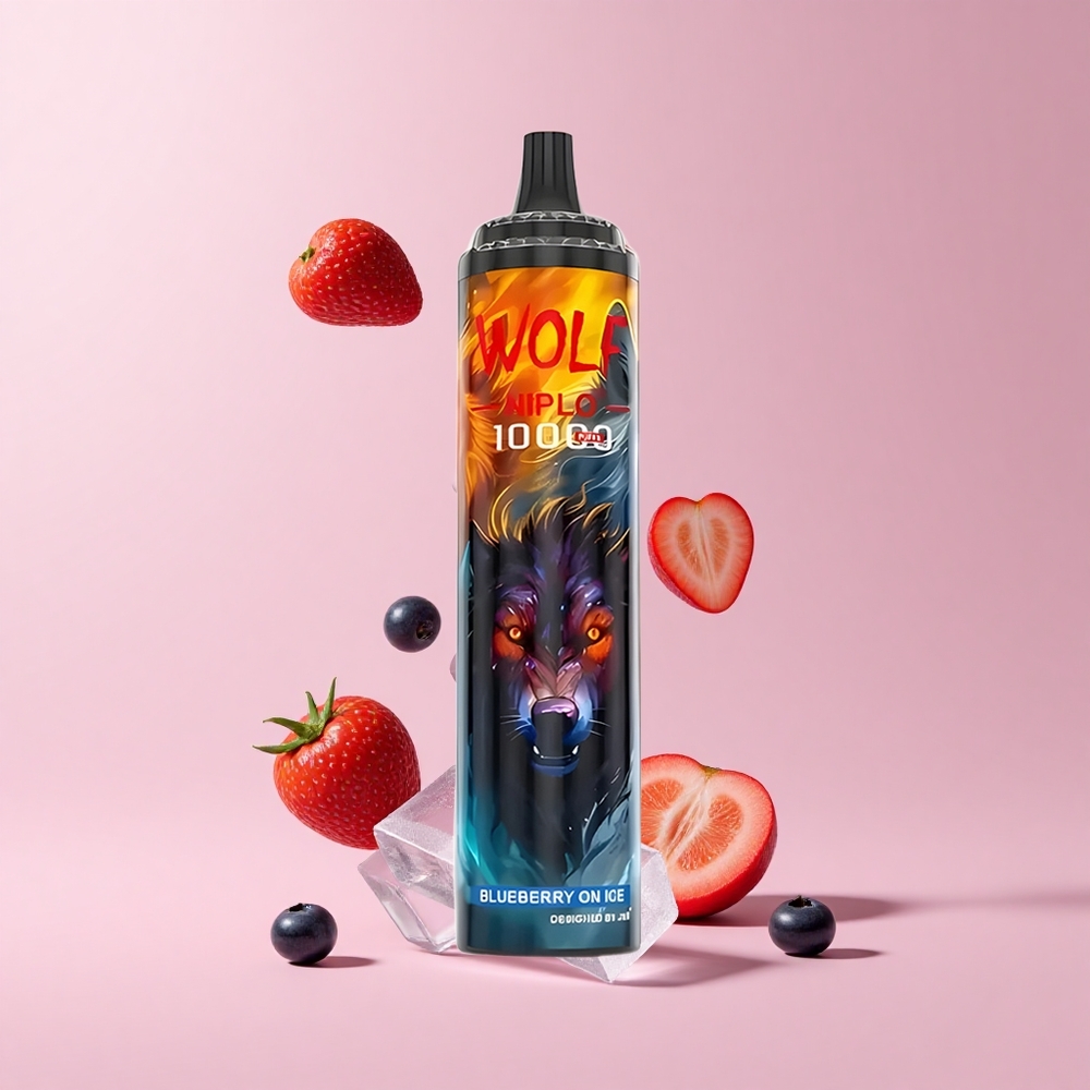 Blueberry On Ice JNR Wolf Niplo 10000 Puffs 20ml 650mAh Type-C