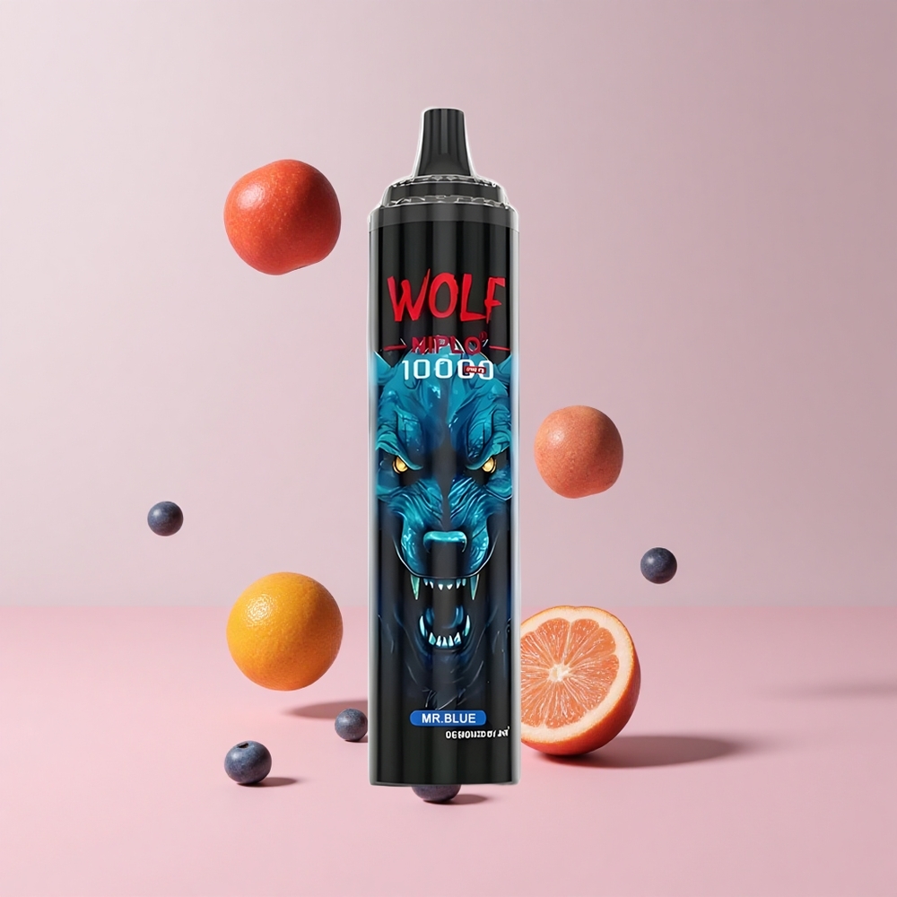 Mr Blue Wolf Niplo 10000 Puffs 20ml Mesh 1.0 Ohm