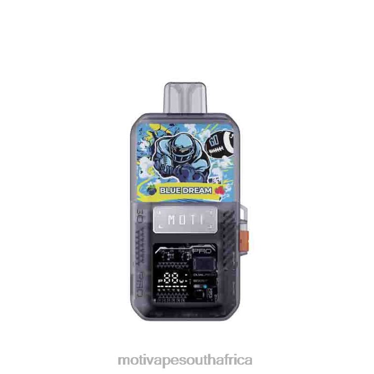 Moti Vape Cape Town | MOTI Go Pro Disposable Pod+Device Blue Dream VHR2D82