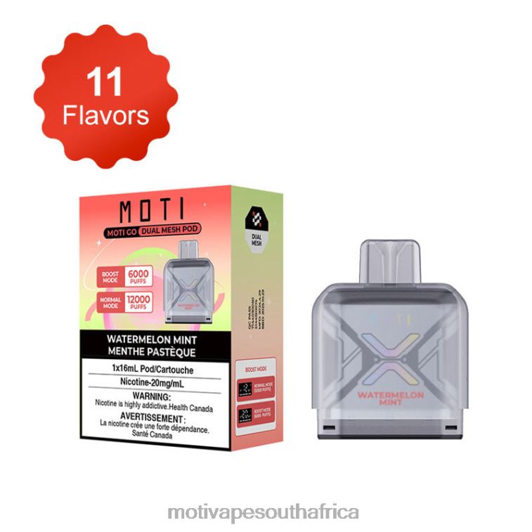 Moti Vape Pods South Africa | MOTI Go Pro Disposable Pod Strawberry Icy VHR2D95