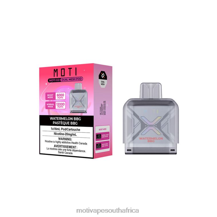 Moti Vape Pods South Africa | MOTI Go Pro Disposable Pod Strawberry Icy VHR2D95