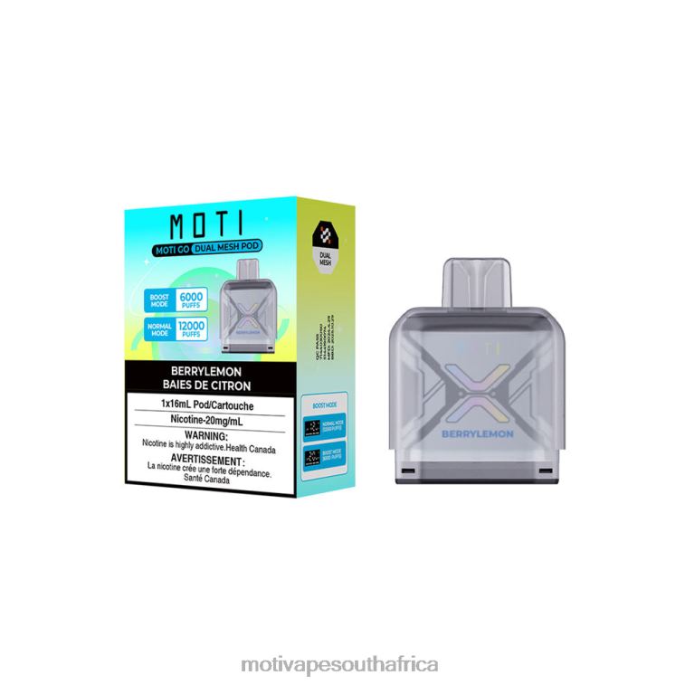 Moti Vape Pods South Africa | MOTI Go Pro Disposable Pod Strawberry Icy VHR2D95