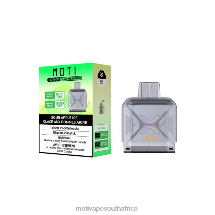 Moti Vape South Africa | MOTI Go Pro Disposable Pod Fresh Mint VHR2D91
