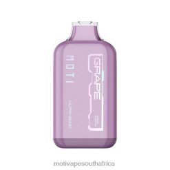 Moti Vape Amazon | MOTI Ultra Disposable Vape (5%, 6000 Puffs) Grape VHR2D30