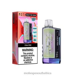 Moti Vape Cape Town | MOTI Beast Pro Disposable Vape (5%, 10000 Puffs) Cola Fizz VHR2D42