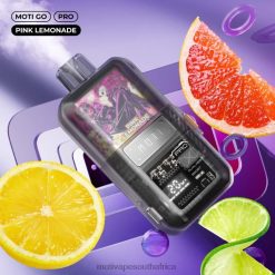 Moti Vape Review | MOTI Go Pro Disposable Vape (5%, 12000 Puffs) Pink Lemonade VHR2D18