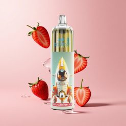 Strawberry Ice JNR Rocket-X 12400 Puffs Adjustable Airflow RGB