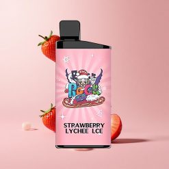 Strawberry Lychee Ice IGET Bar 3500 Puffs 1400mAh Mesh Coil