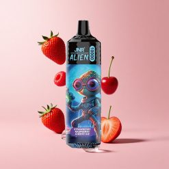 Strawberry Raspberry Cherry Ice JNR Alien 10000 Puffs 20ml RGB LED