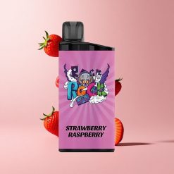 Strawberry Raspberry IGET Bar 3500 Puffs 1400mAh Mesh Coil